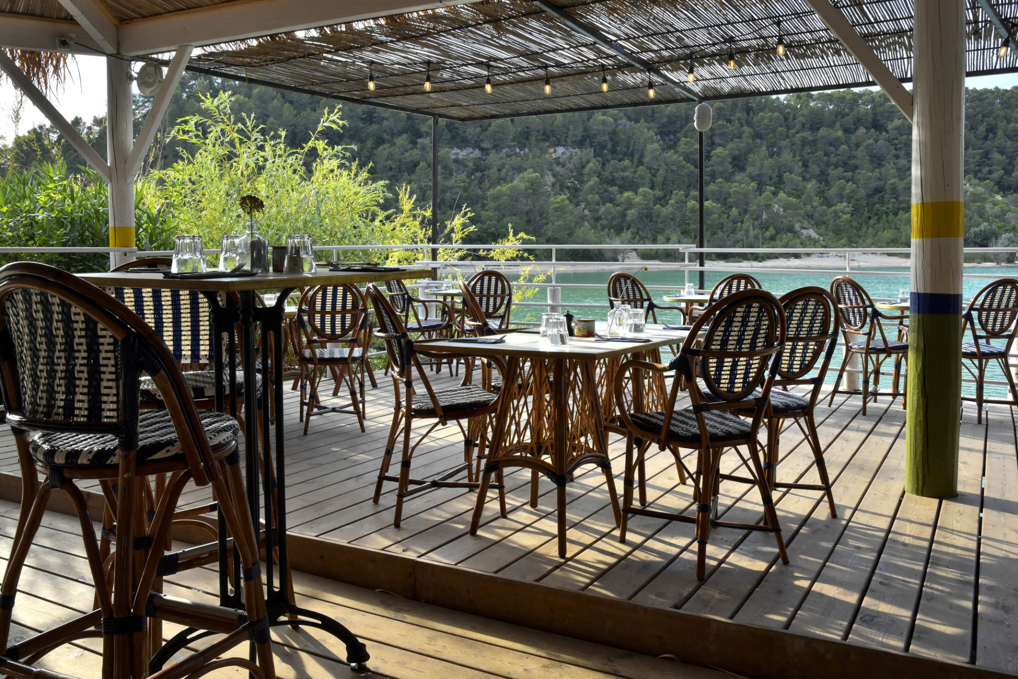 La terrasse de la Guinguette des Amoureux